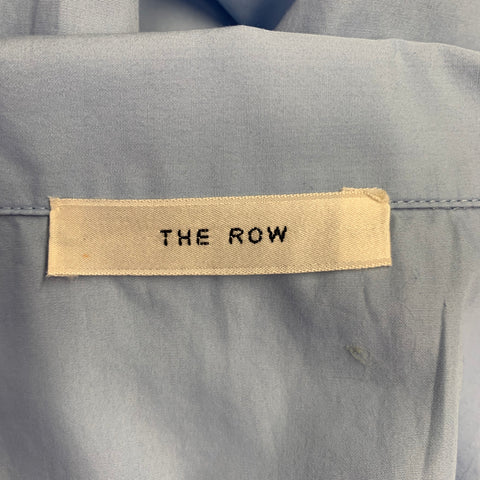THE ROW Size S Blue Cotton Camp Short Sleeve Shirt