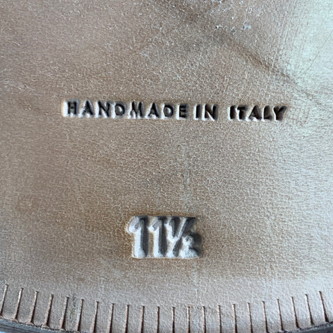 SID MASHBURN Size 11.5 Tan Suede Tassels Loafers