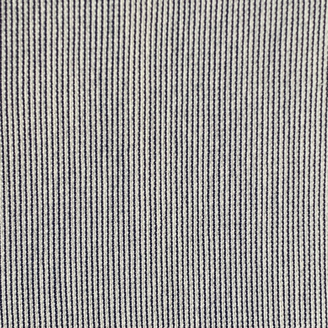 ETRO Size 34 Blue White Pinstripe Cotton Zip Fly Dress Pants