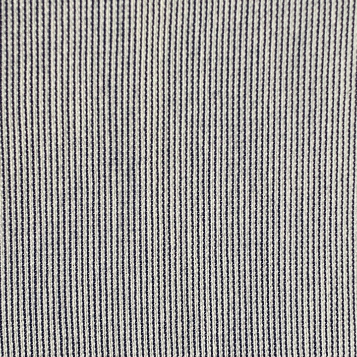 ETRO Size 34 Blue White Pinstripe Cotton Zip Fly Dress Pants