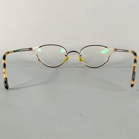 L.A.EYEWORKS Savana Monture de lunettes œil-de-chat écaille de tortue marron