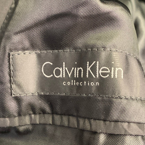 CALVIN KLEIN COLLECTION Taille 40 Veste de sport en polyester noir motif abstrait