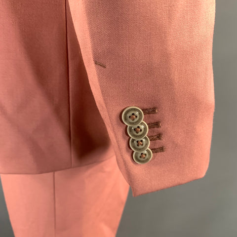 BALDESSARINI Pink Wool Double Breasted Suit