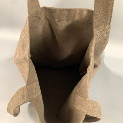 DRKSHDW Khaki Olive Cotton Canvas Tote Bag