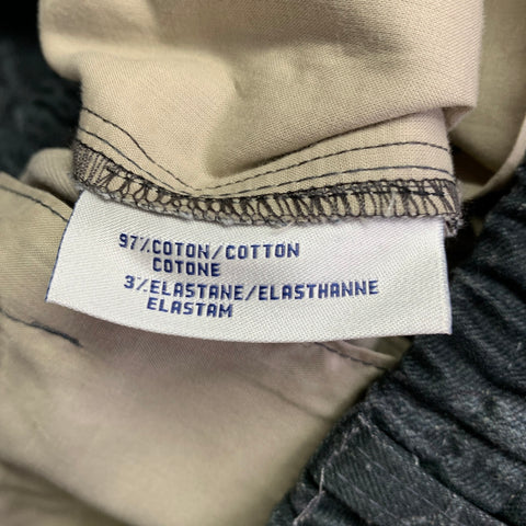 PIERRE-LOUIS MASCIA Taille M Gris Noir Imprimé Coton Mélangé Pantalon Décontracté