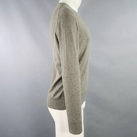 POLO by RALPH LAUREN Size M Grey Cotton V-Neck Pullover