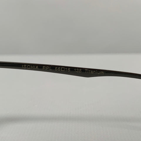 KITON -Ischia- Brown Silver Titanium Sunglasses