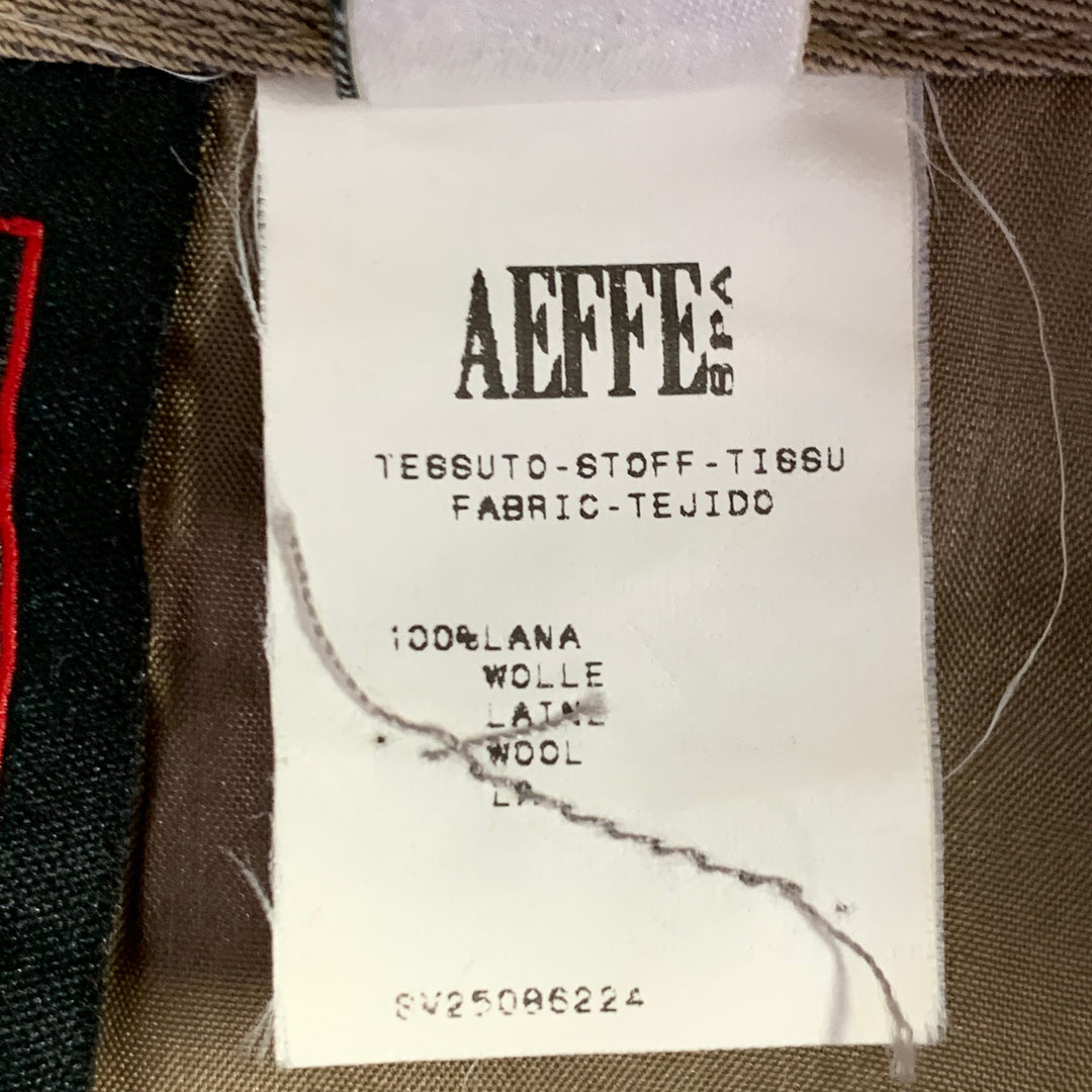 JEAN PAUL GAULTIER Size 6 Beige Wool Single Breasted Skirt Suit