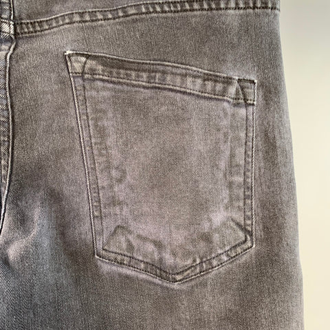 HELMUT LANG Size 32 Black Cotton Blend Straight Zip Fly Jeans