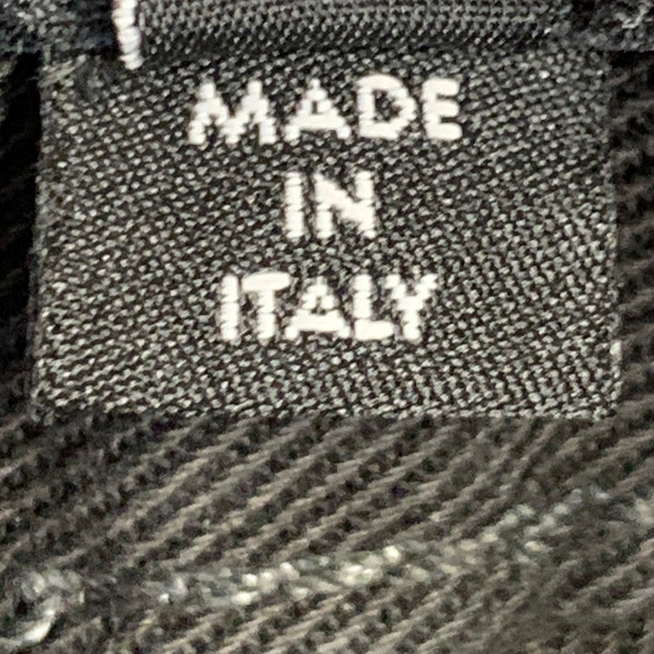 JUST CAVALLI Size 26 Black Silver Cotton Blend Denim Studded Button Fly Jeans