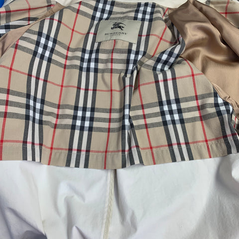 BURBERRY LONDON Size 42 Beige Cotton Raglan Coat