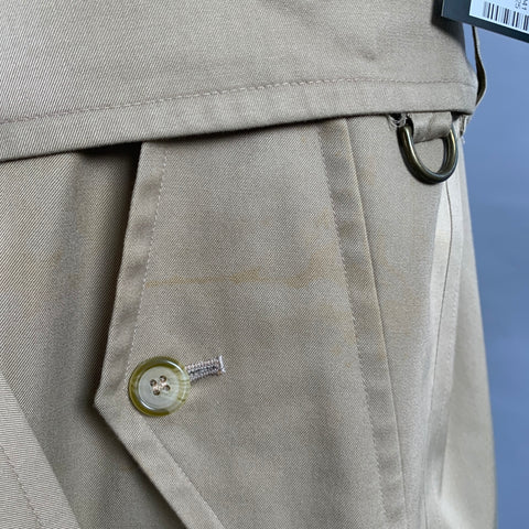 BURBERRYS Size S Tan Cotton Polyester Trenchcoat