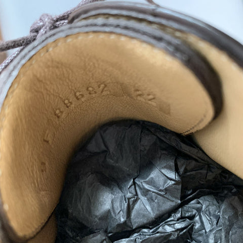 PARABOOT Size 10 Brown Leather Derby Lace Up Shoes