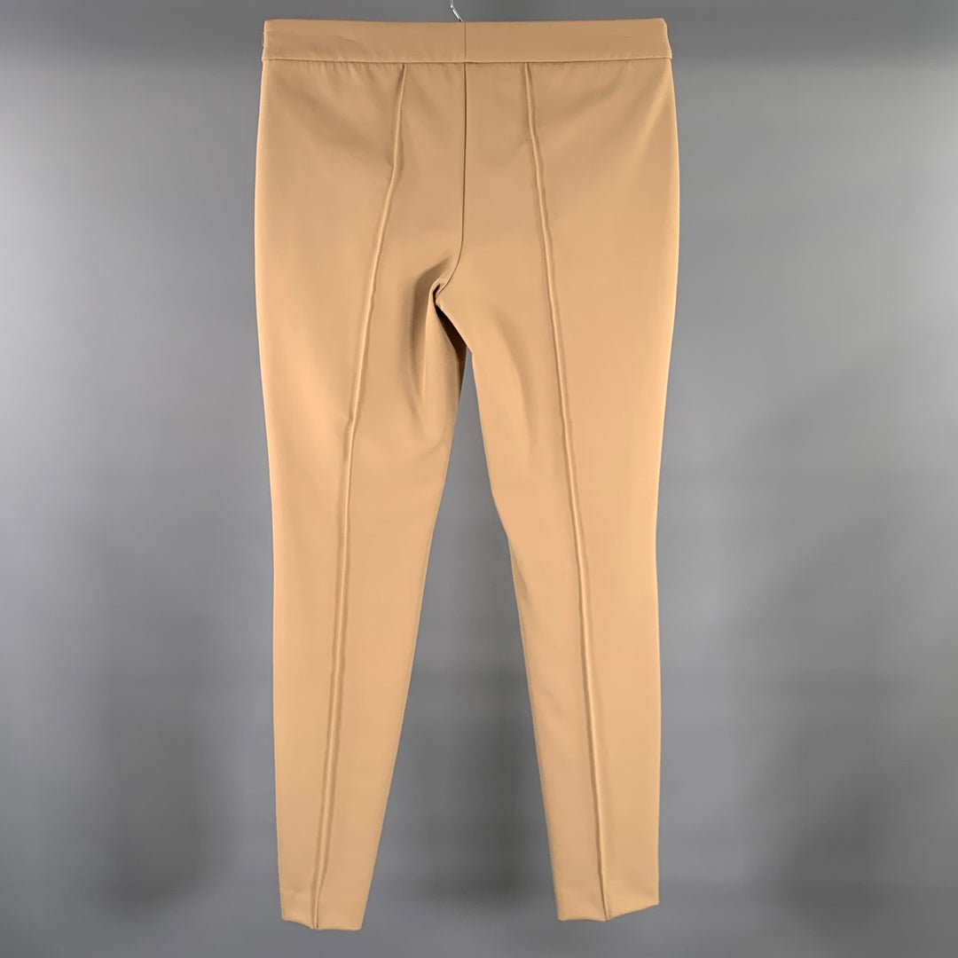 LAFAYETTE 148 Size 8 Tan Polyamide Bend Trouser Cut Casual Pants