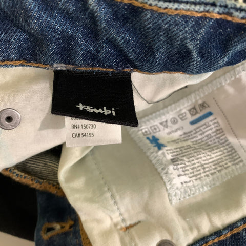KSUBI Size 31 Blue Cotton Jean Shorts