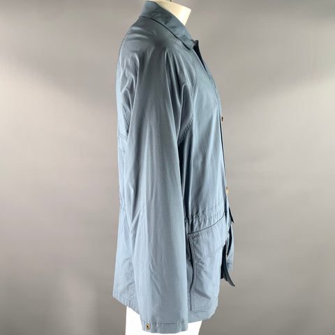 LORO PIANA Size L Blue Polyamide Field Jacket