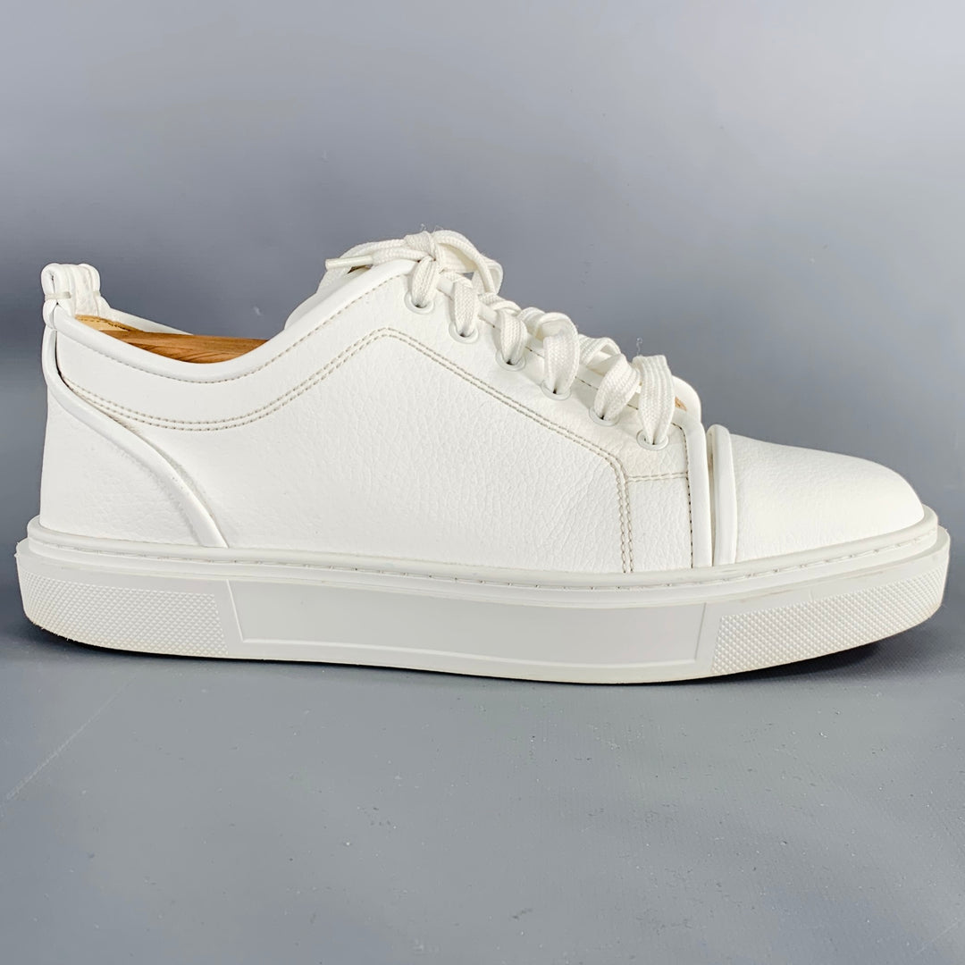 CHRISTIAN LOUBOUTIN Size Adolon Junior White Red Color Block