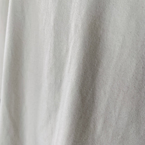 COMME des GARCONS HOMME 2021 Size XL White Green Mixed Fabrics Cotton T-shirt