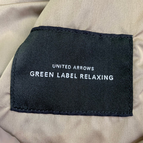 UNITED ARROWS Taille M Trench-coat simple boutonnage en nylon kaki