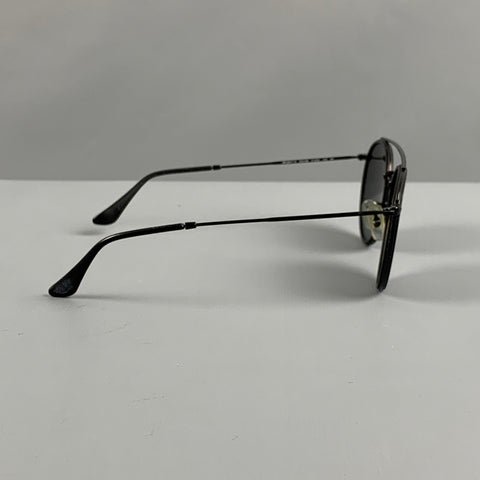RAY-BAN Round Double Bridge RB 3647-N Black Sunglasses