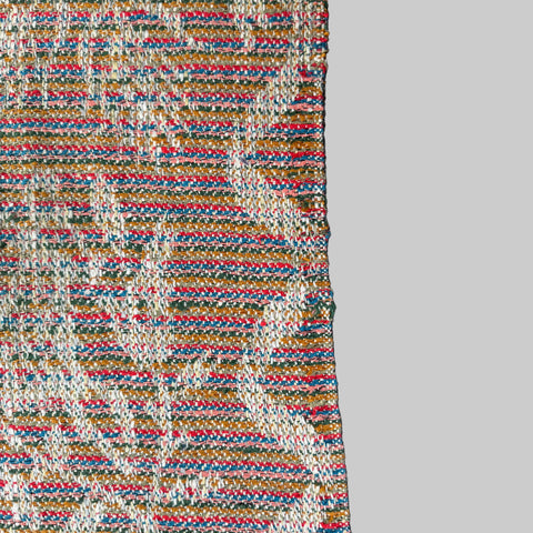 HERMES Multi-Color Tweed Silk Wool Scarves