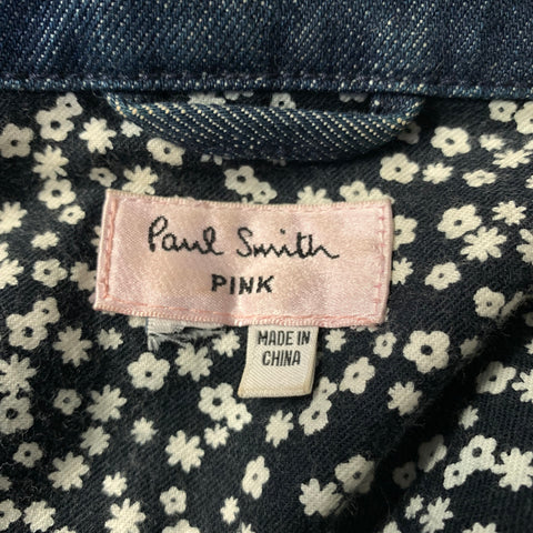 PAUL SMITH PINK Size M Blue Cotton Button Up Jacket