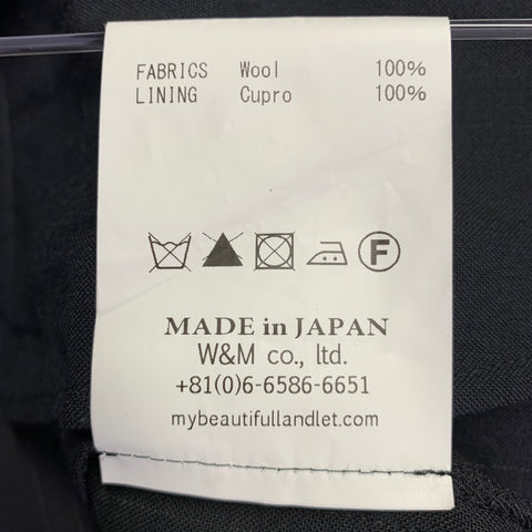 MY BEAUTIFUL LANDLET Size XS Black Stripe Wool Oversized Sport Coat