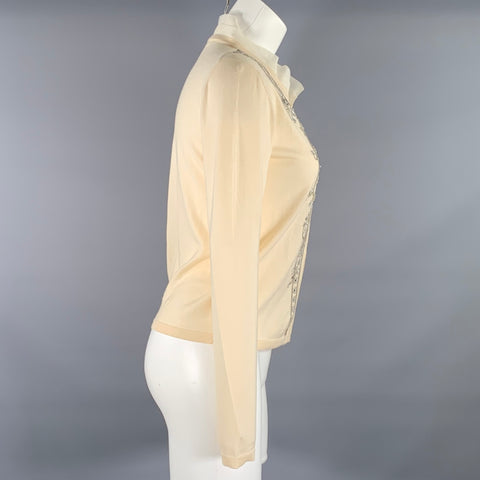 Cardigan en laine beige EMILIO PUCCI Taille S