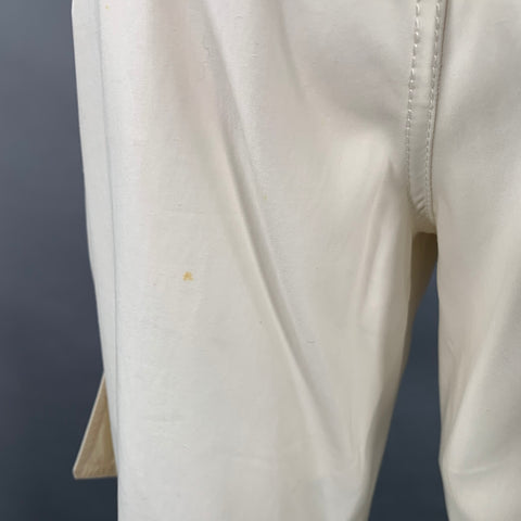 JEAN PAUL GAULTIER Size 4 Cream Cotton Cargo Casual Pants