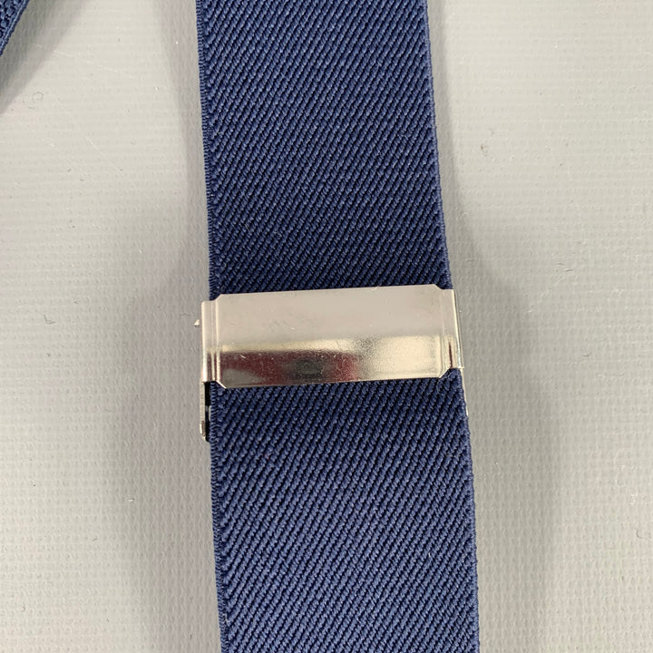 VINTAGE Navy Black Elastic Suspenders