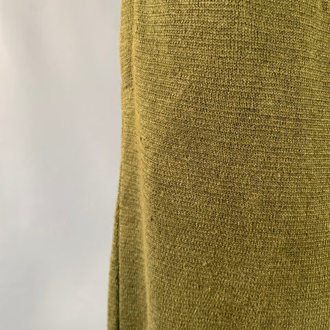 HAIDER ACKERMANN Size M Pulau Olive Knit Linen Blend Elastic Waistband Casual Pants