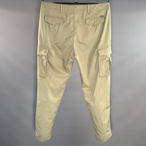 TOM FORD Size 36 Green Cotton Zip Fly Casual Pants