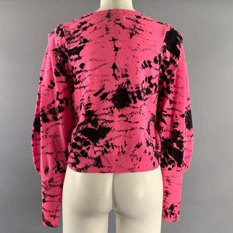 GENERATION LOVE Size XS Pink Black Wool  Cashmere Dyed Sweater Womens