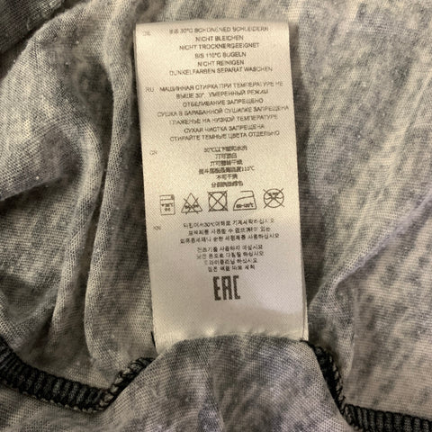 IRO Size S Grey White Heather Cotton polyester Lightweight T shirt