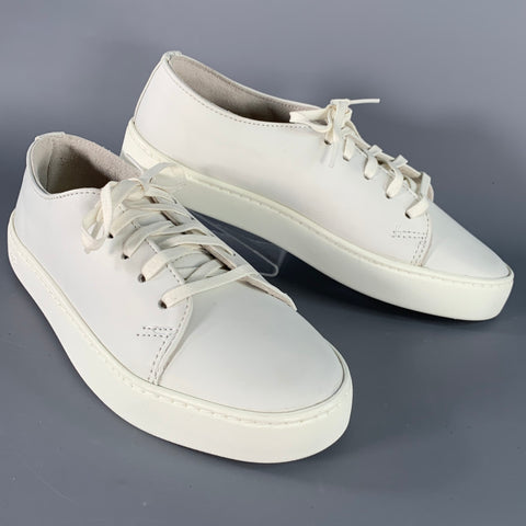 RANCOURT & CO. Size 7  Court Classic 2.0 White Leather Low Top Sneakers