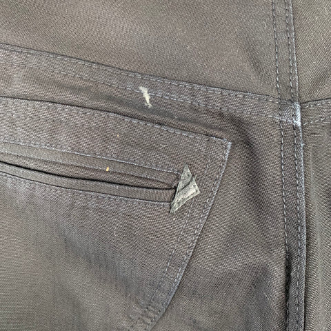 CLOAK Size 30 Black Cotton Skinny Zip Fly Jeans