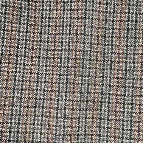 LANVIN Size 32 Grey Black Burgundy Plaid Wool Ankle Zip Flat Front Dress Pants