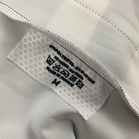 WALTER VAN BEIRENDONCK SS23 Size M Black Graphic Nylon Jersey Bike Top