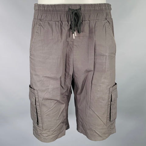Short cargo JOHN ELLIOTT en coton gris, taille 30