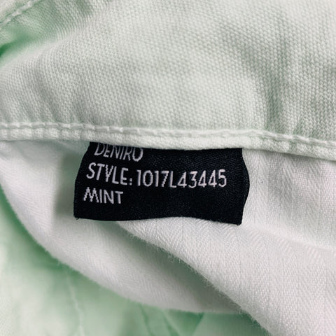 MONFRERE Size 31 Mint Green Cotton Blend Slim Cut Casual Pants