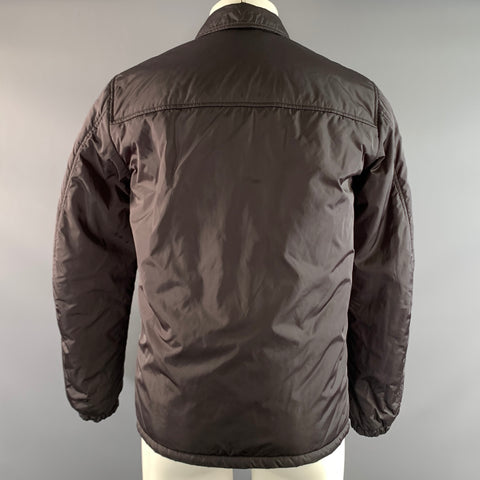 PRADA Size S Grey Dark Grey Nylon Jacket