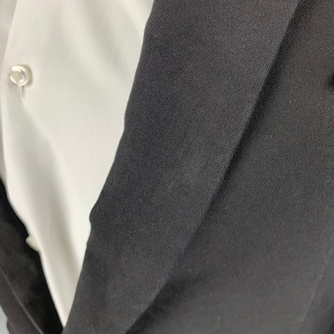 Veste FACTOTUM Taille 36 Noir Coton mélangé Un Bouton