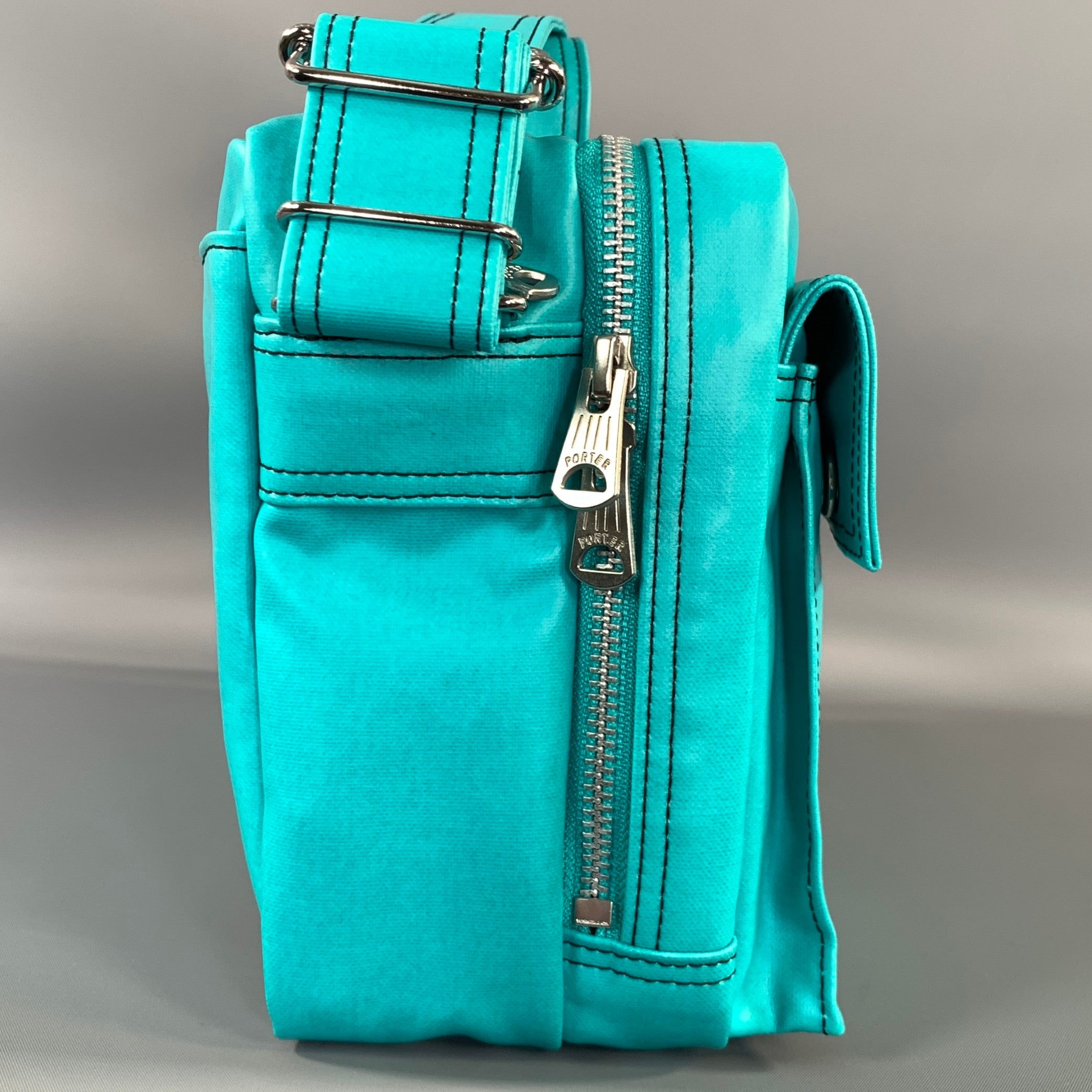 PORTER Teal Cross Body Bag – Sui Generis Designer Consignment