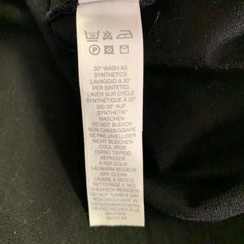 PAUL SMITH Size L Black Multi Color Cotton Contrast Trim Polo