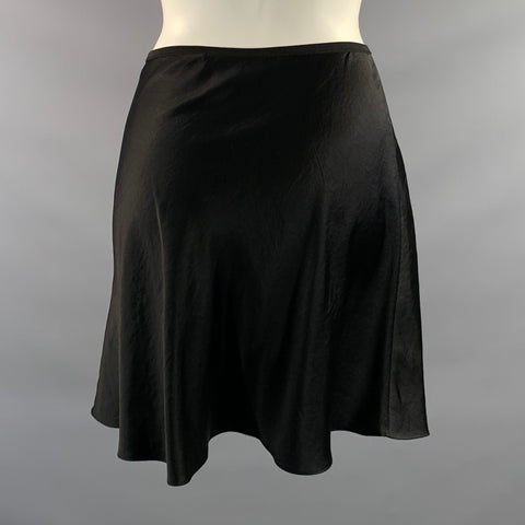 ALEXANDER WANG Size M Black Mini Skirt