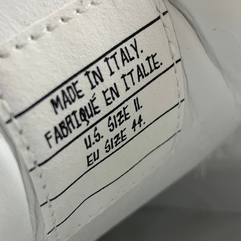 THOM BROWNE Size 11 Off White Solid Suede Lace Up Sneakers