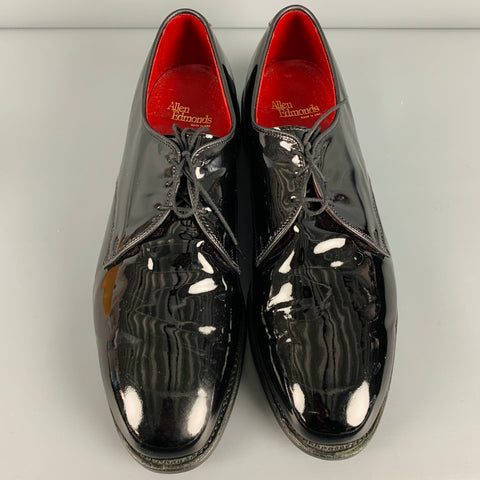 ALLEN EDMONDS Size 13 Black Patent Leather Lace-Up Shoes