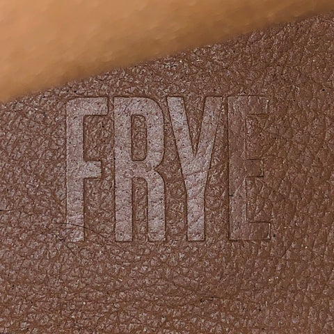 FRYE Size 10 Black Chocolate Brown Textured Roughout Leather Lace-Up Boots