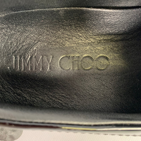 JIMMY CHOO Size 7 Silver Metallic Leather Slide Sneakers