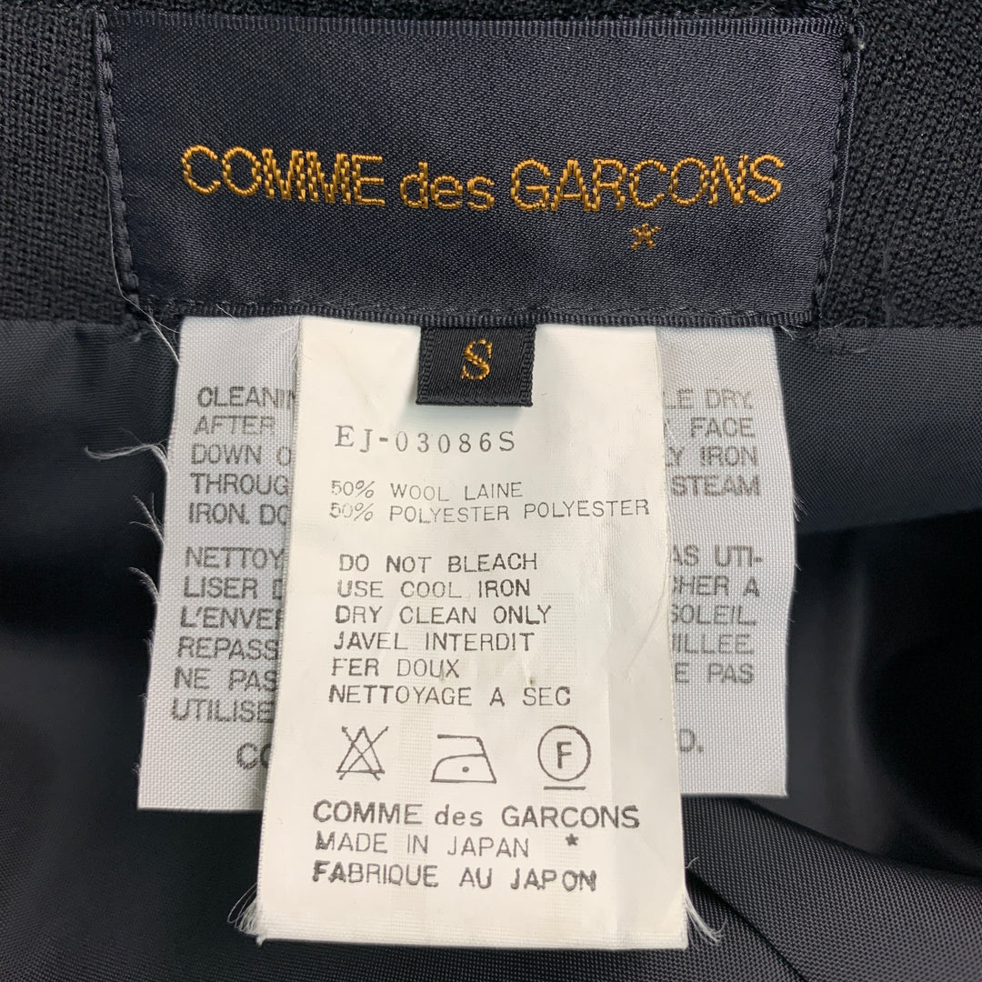 COMME des GARCONS 1989 Size S Black Wool Polyester Jacket